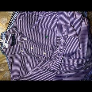 Mens button up Large polo